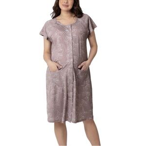 Kindred Bravely Universal Labor & Delivery Gown Lilac Bloom S/M/L